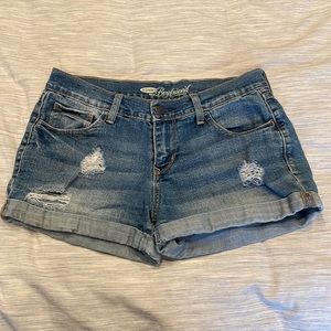 Denim Boyfriend shorts